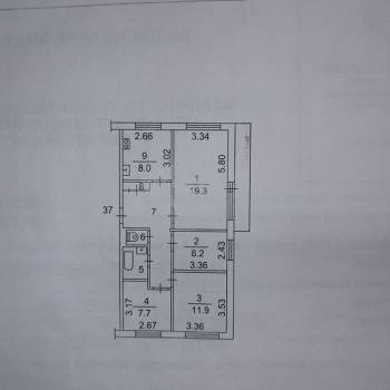 Продается Многокомнатная квартира, 69,8 м²