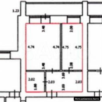 Продается 1-комнатная квартира, 40,7 м²