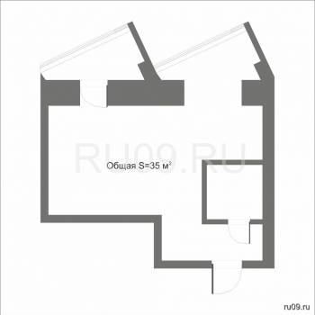 Продается 1-комнатная квартира, 35 м²