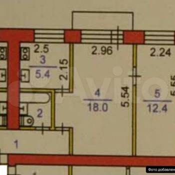 Продается 2-х комнатная квартира, 43 м²