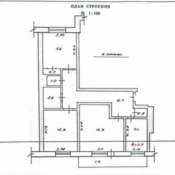 Продается 3-х комнатная квартира, 63,7 м²