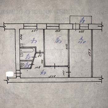 Продается 2-х комнатная квартира, 42 м²