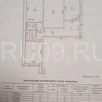 Продается 3-х комнатная квартира, 76 м²