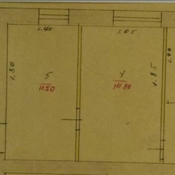 Продается 3-х комнатная квартира, 38 м²