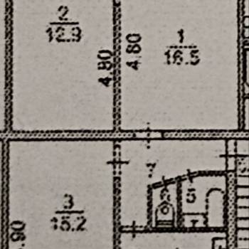 Продается 3-х комнатная квартира, 59,4 м²
