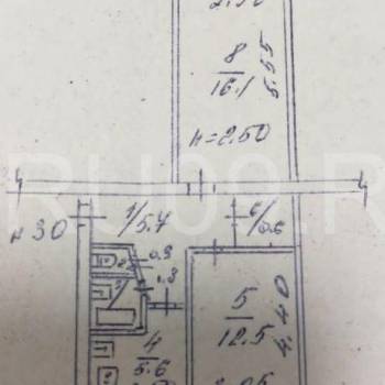 Продается 2-х комнатная квартира, 44 м²
