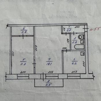 Продается 2-х комнатная квартира, 48 м²