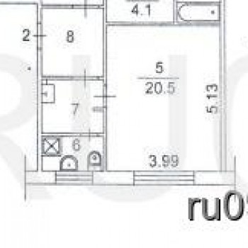 Сдается 1-комнатная квартира, 29 м²