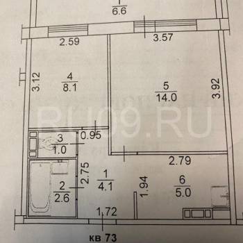 Продается 2-х комнатная квартира, 35 м²