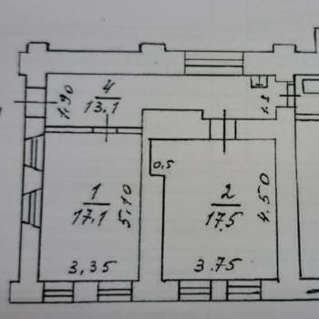 Продается 2-х комнатная квартира, 51 м²
