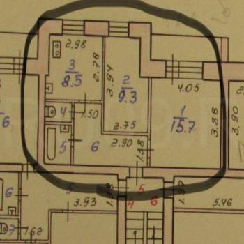 Продается 2-х комнатная квартира, 45 м²