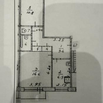 Продается 2-х комнатная квартира, 49 м²