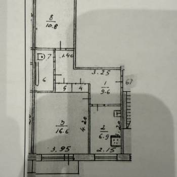 Продается 2-х комнатная квартира, 49 м²