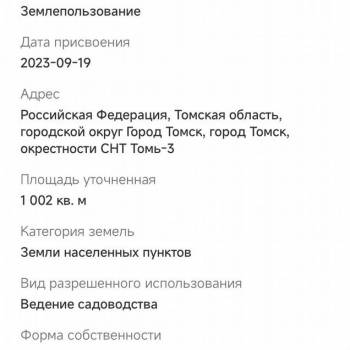 Продается Участок, 1000 м²