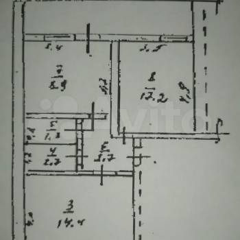 Продается 2-х комнатная квартира, 47 м²