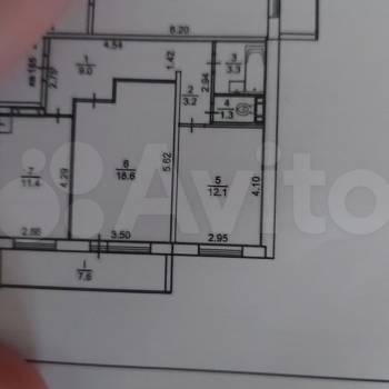 Продается 2-х комнатная квартира, 58 м²