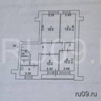 Продается Многокомнатная квартира, 82 м²