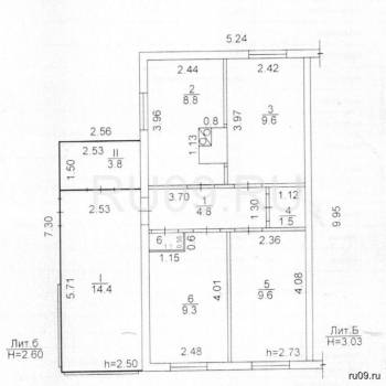 Продается 3-х комнатная квартира, 64 м²
