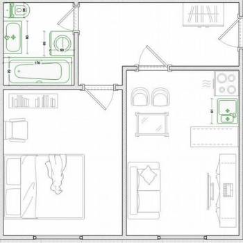 Продается 2-х комнатная квартира, 37,5 м²