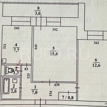Продается 2-х комнатная квартира, 47 м²