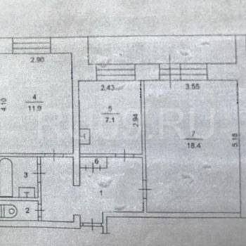 Продается 2-х комнатная квартира, 49 м²