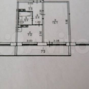 Сдается 1-комнатная квартира, 34,9 м²