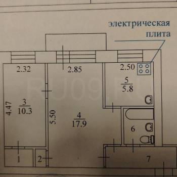 Продается 2-х комнатная квартира, 41 м²
