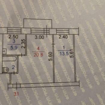 Продается 2-х комнатная квартира, 43 м²