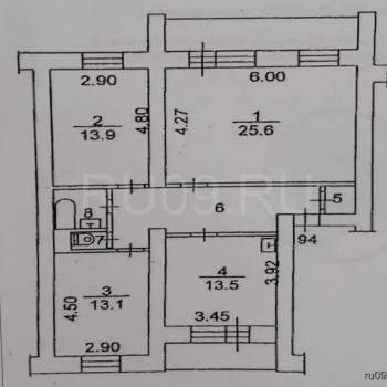Продается 3-х комнатная квартира, 86 м²