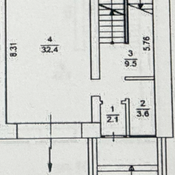 Продается 2-х комнатная квартира, 162 м²