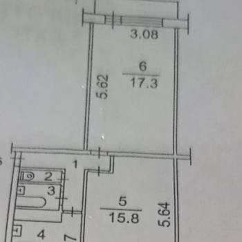 Продается 2-х комнатная квартира, 47 м²