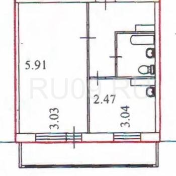 Сдается 1-комнатная квартира, 35 м²