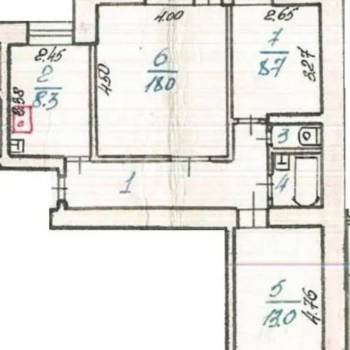 Продается 3-х комнатная квартира, 61 м²