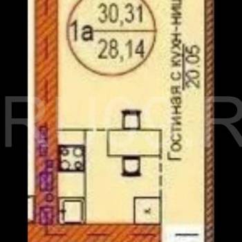 Продается 1-комнатная квартира, 30 м²