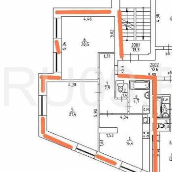 Продается 2-х комнатная квартира, 72 м²