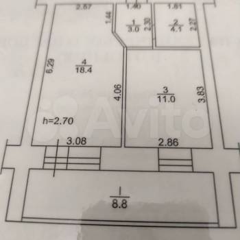 Сдается 1-комнатная квартира, 37,4 м²