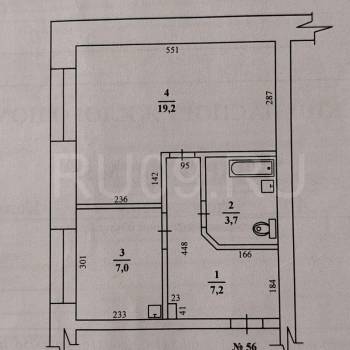 Продается 1-комнатная квартира, 37 м²