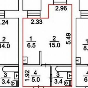 Продается 1-комнатная квартира, 30 м²