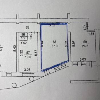 Сдается Нежилое помещение, 37 м²