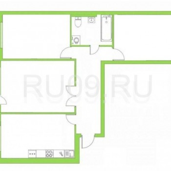 Сдается Многокомнатная квартира, 62 м²