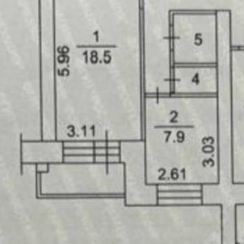 Продается 2-х комнатная квартира, 58,8 м²