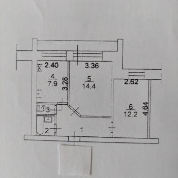 Продается 2-х комнатная квартира, 45,9 м²