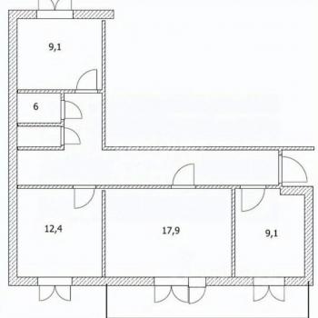 Продается 3-х комнатная квартира, 67,4 м²