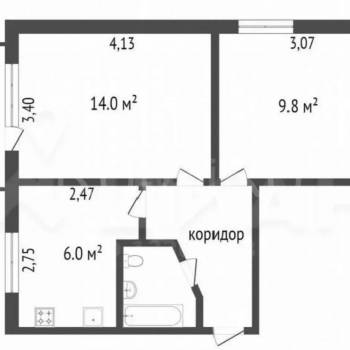 Продается 2-х комнатная квартира, 36 м²