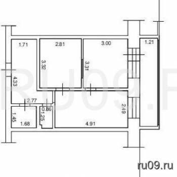 Продается 2-х комнатная квартира, 44 м²