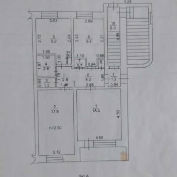 Продается 3-х комнатная квартира, 68,7 м²
