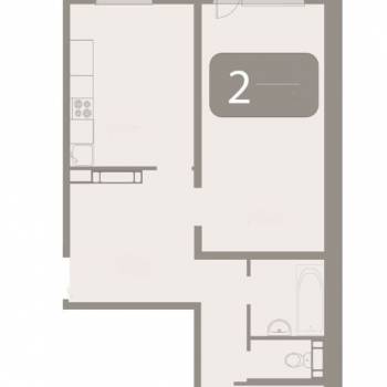 Продается 2-х комнатная квартира, 59 м²