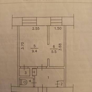 Продается 2-х комнатная квартира, 21 м²