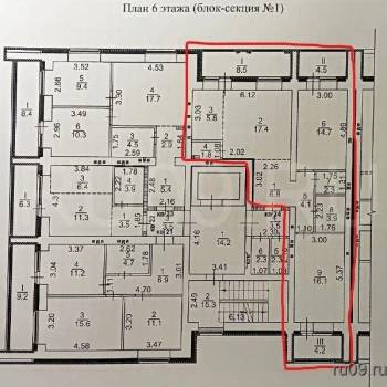 Продается 3-х комнатная квартира, 72 м²