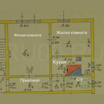 Продается 2-х комнатная квартира, 38 м²